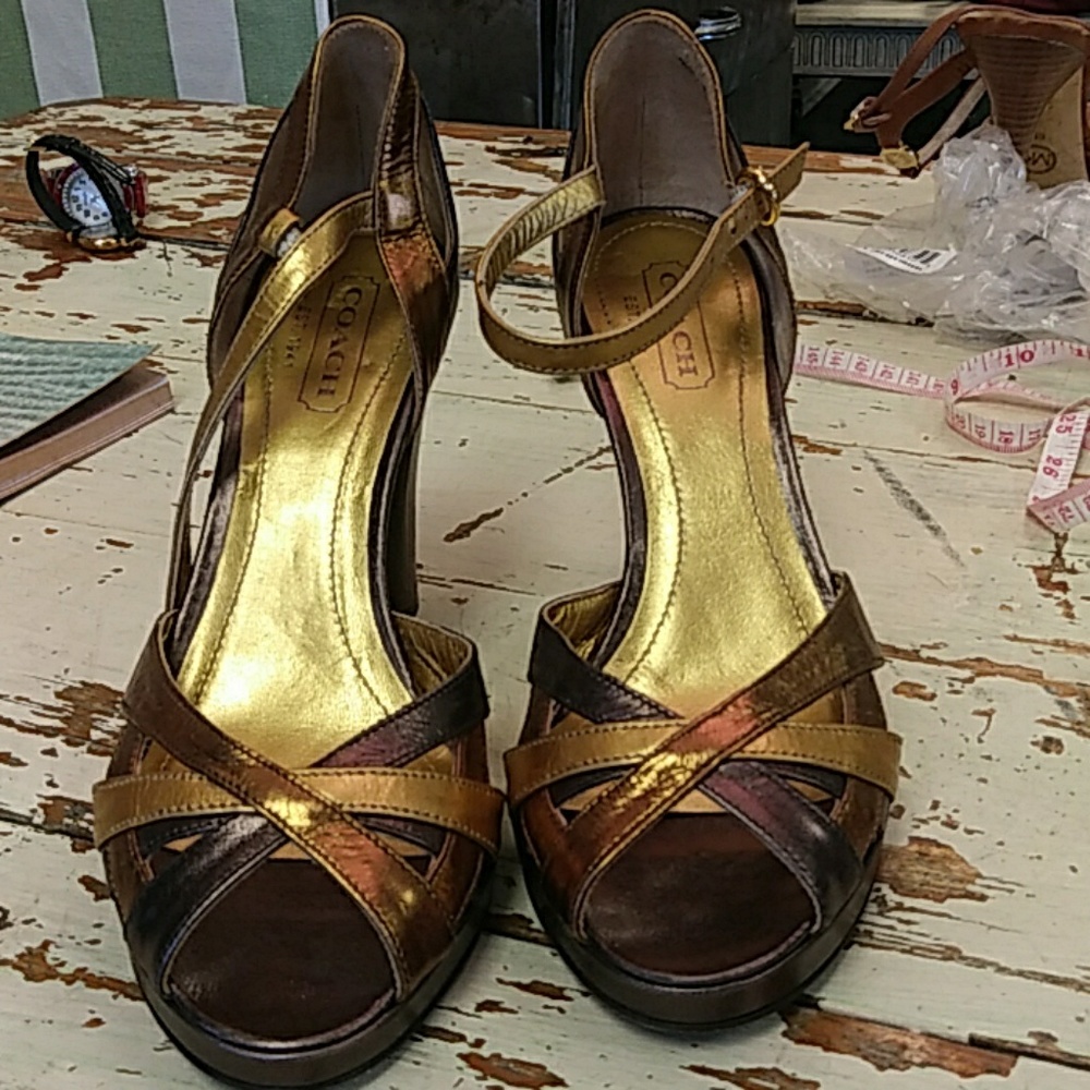 Coach Sandal Heels 3.5" Heel